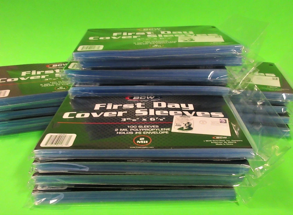 Funda de polietileno para primer día 2000, para fundas #6, 3-15/16"x 6-7/8, caja fuerte de archivo Foto 2 de 3