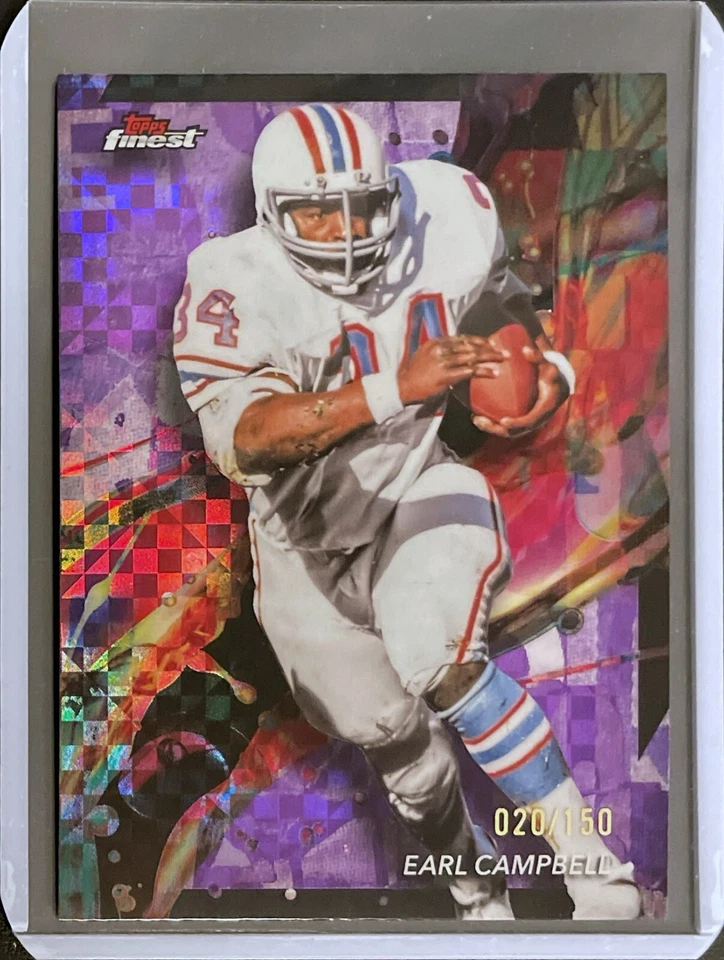 Earl Campbell - 2024 Topps Finest Football - Numbered /150 #29 - Bild 1 von 1