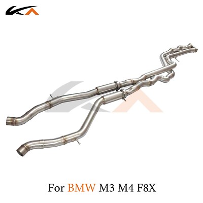 KA Exhaust Stainless Steel Mid Pipe For BMW M3 M4 F8X S55 3.0T Equal Length