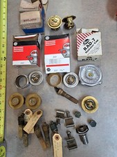 Lot Of Flathead Ford Cooling System Parts New Used Thermostats Sending Units