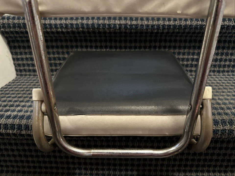 1960-80’s Pittsburgh Steelers Football Bleacher Seat Cushion w/Back*Pitt Stadium - Image 3 of 4