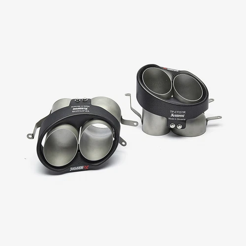 Car Akrapovic Exhaust Tip Carbon Fiber Muffler Pipe For Audi RS7 RS6 RS5 RS4 RS3 - Picture 5 of 6