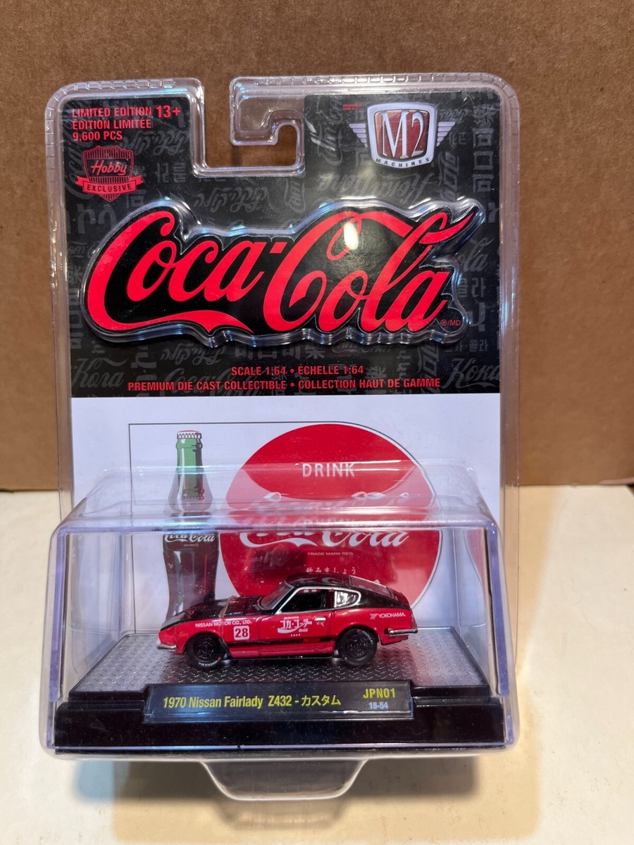 1/64 M2 COCA-COLA 1970 NISSAN DATSUN FAIRLADYZ432 240Z RED AND