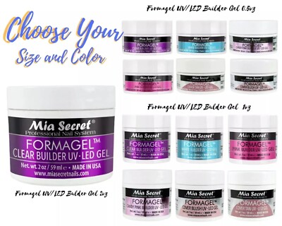 Mia Secret FORMAGEL UV/LED BUILDER GEL (Excellent Adhesion&Ultra-shine) - CHOOSE