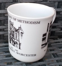 Royal Worcester Pump Street Worcester Mug Bicentenary Of Methodism 1996 Vintage 