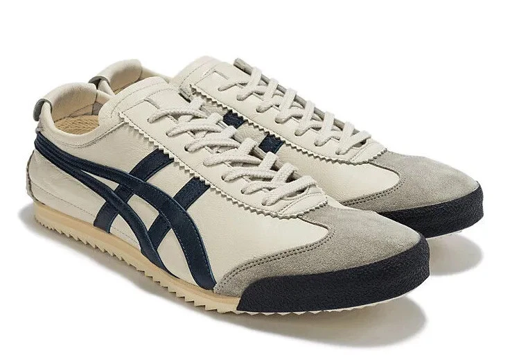 Onitsuka Tiger MEXICO  DELUXE NIPPON MADE Birch Indigo Blue US 6.  A