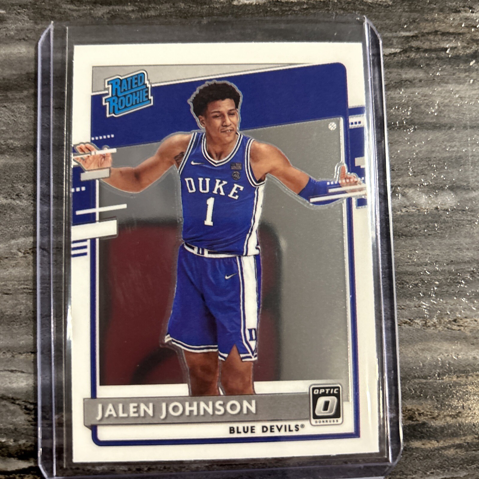 2021-22 Chronicles Draft Optic Jalen Johnson #213 Rated Rookie Atlanta Hawks RC