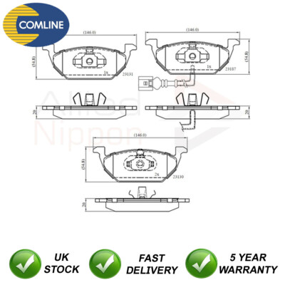 Brake Pads Set Front Rear Allied Nippon Fits VW Skoda Seat Audi + Other Models