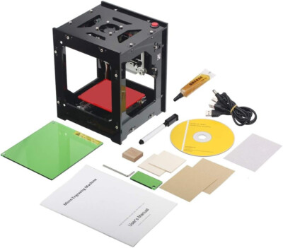 1000mw Mini DIY Laser Printer Engraver Logo Printing Machine Image/Wood/Rubber/L