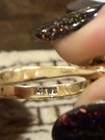 Vintage 14k Yellow Gold Diamond Flower Ring Sz 6.5 — photo 3
