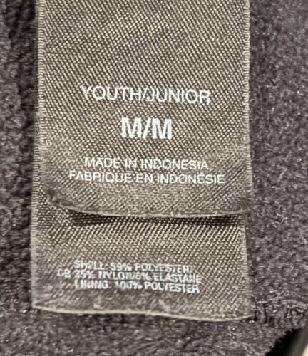 The North Face Soft Shell Apex Jacket Youth Medium Black Full Zip Boys - Picture 6 of 6