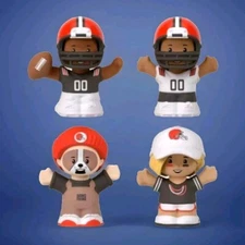 FISHER PRICE - LITTLE PEOPLE Collector - CLEVELAND BROWNS NFL  FOOTBALL - SEALED