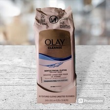 OLAY Cleanse Gentle Facial Cloths 30 Lift  Lock Textured Fragrance Free Cloths