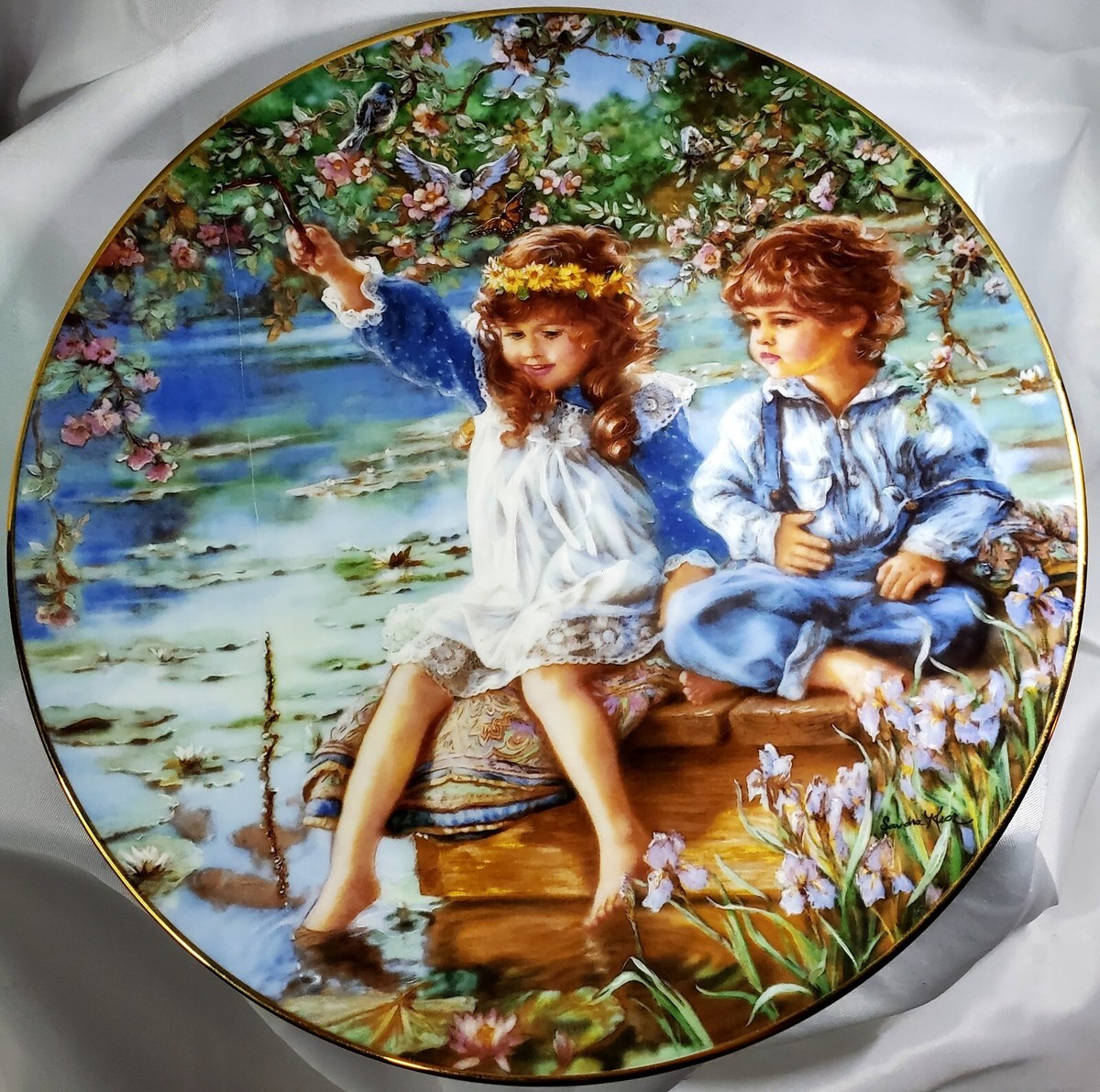 Patience Plate #2351F Sandra Kuck Reco Collection