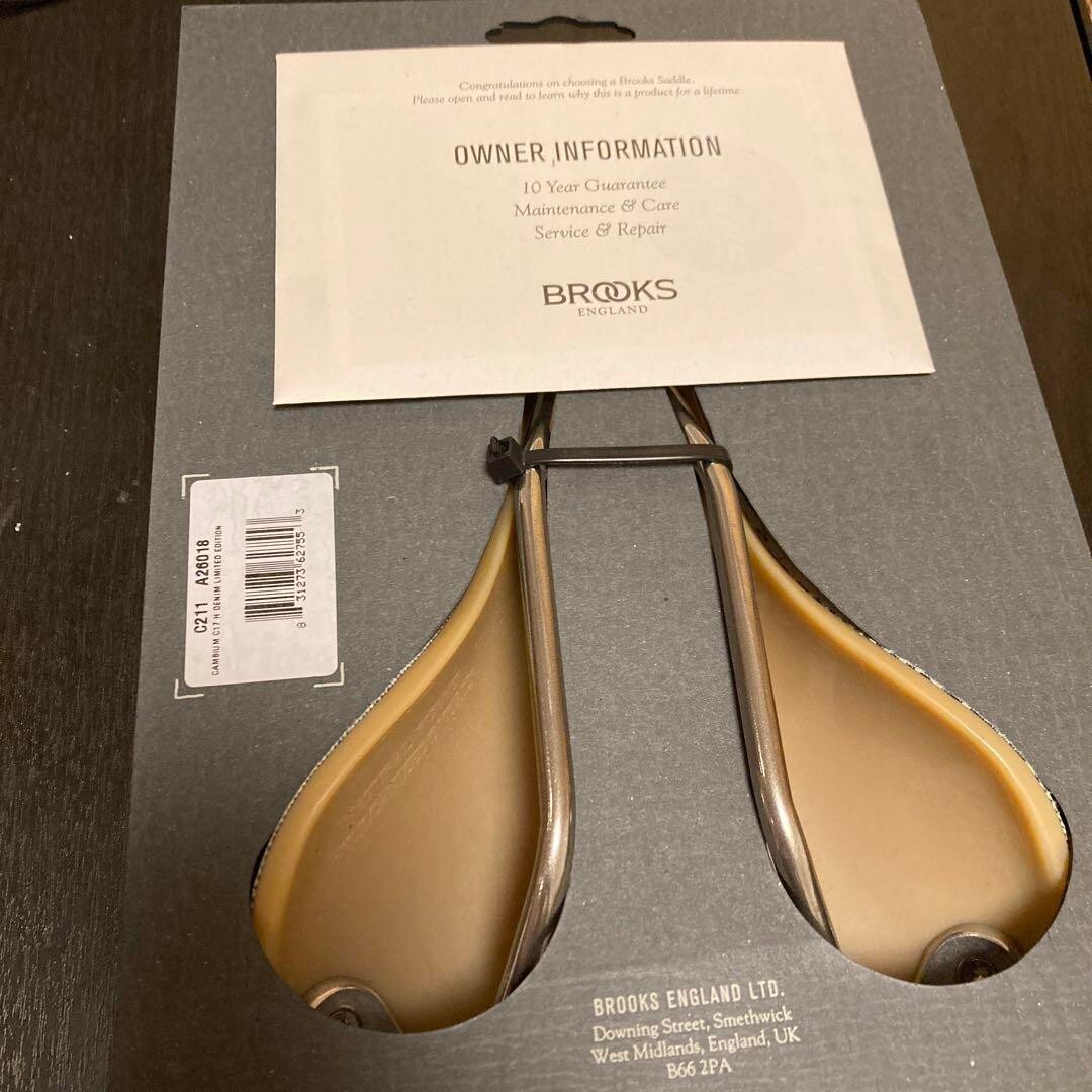 Brooks X Levis C17 Saddle Limited Denim Numbered Unused With Box