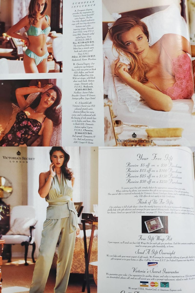 1991 Spring Preview Victoria's Secret Catalog Monica