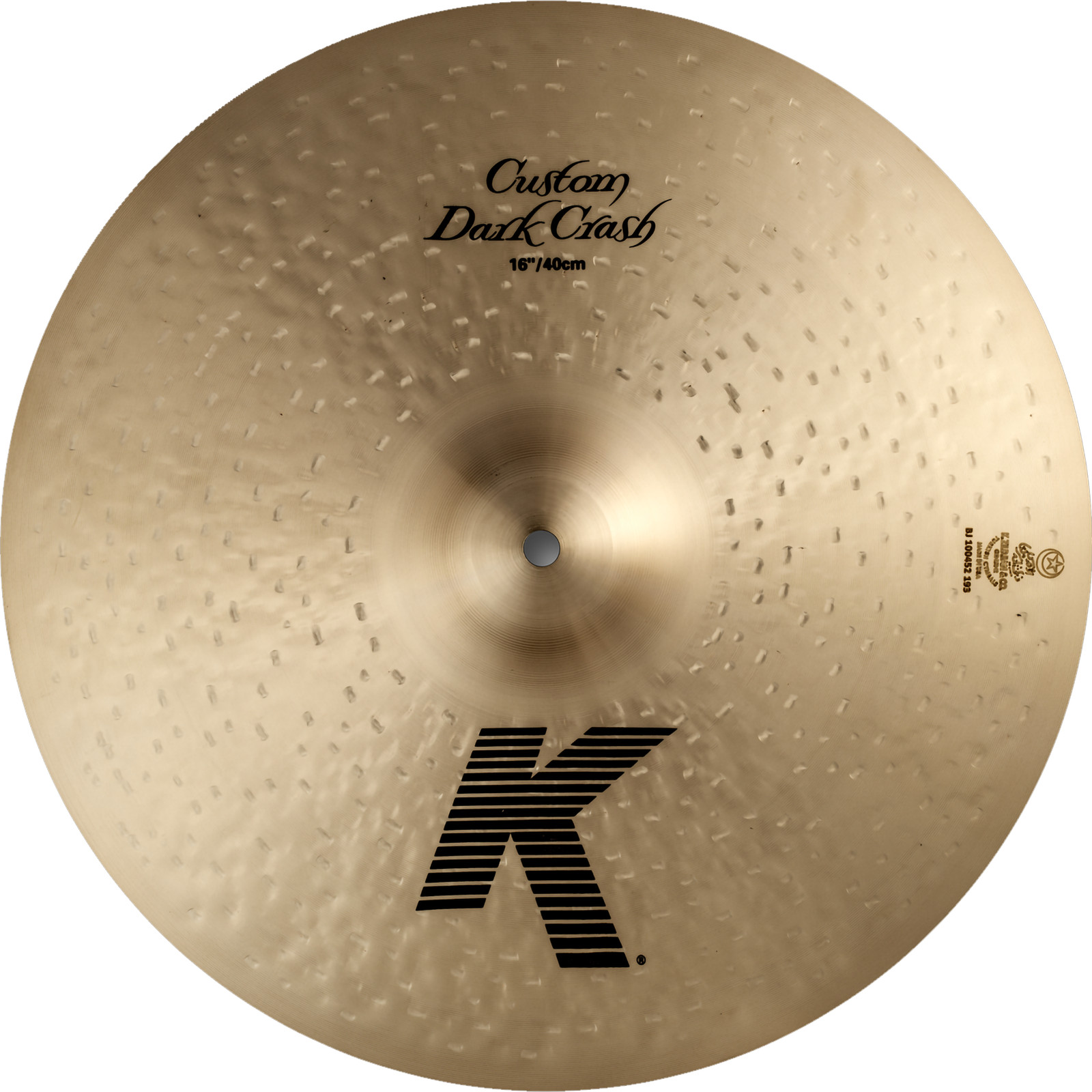 Тарелка Zildjian 16 K Custom Dark Crash Cymbal изготовленная на заказ 60590₽
