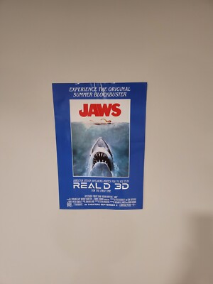 JAWS 【Movie poster 3D】 Amazon.com: Jaws 3-D Poster Movie (27 x 40 Inches - 69cm x 102cm
