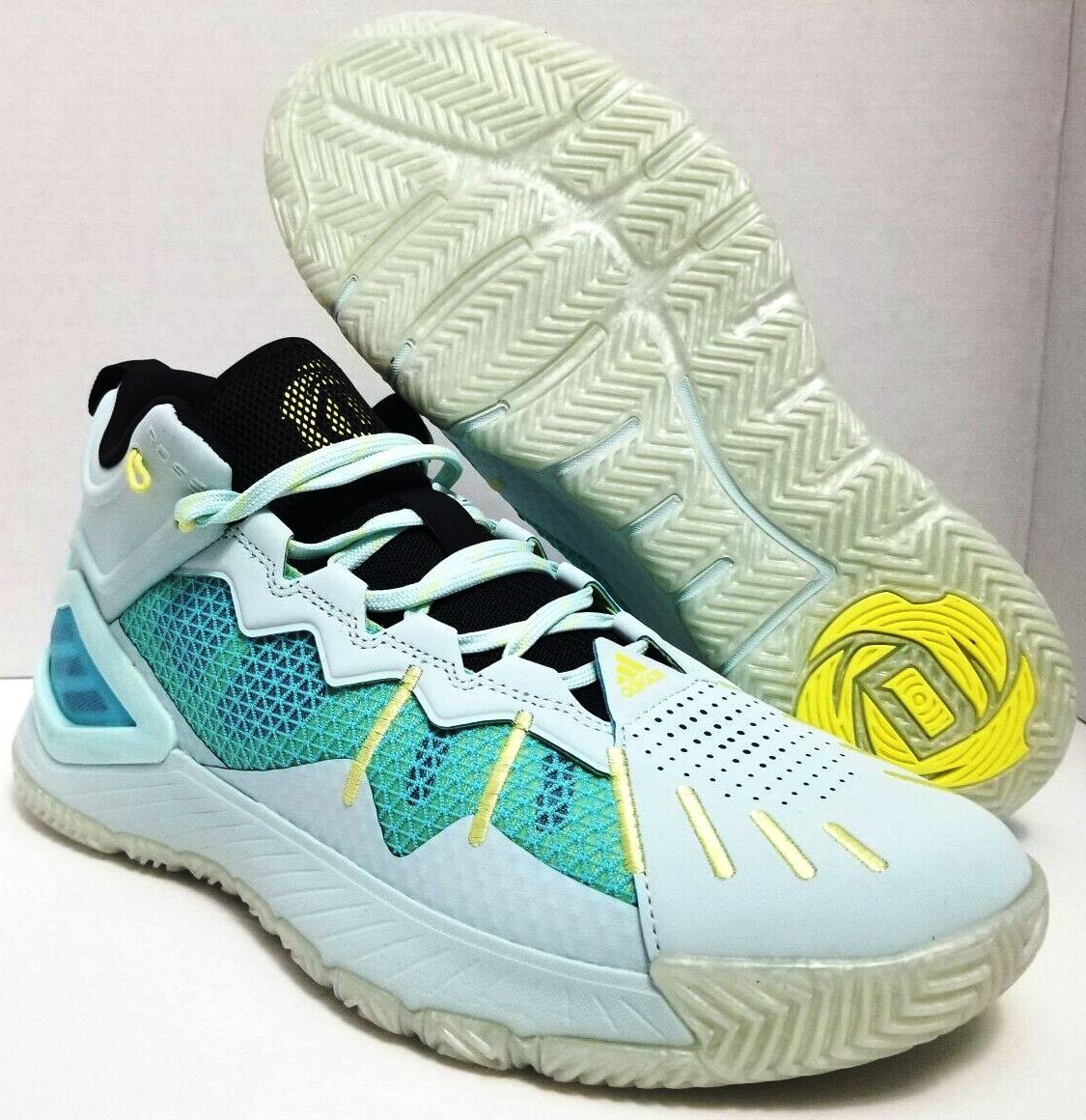 Men's Adidas D Rose Size 8 8.5 10.5 Son of Chi Halo Mint