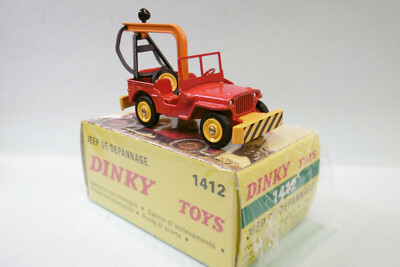 Dinky Toys N°1412 - Jeep Dépanneuse - Miniature Ancienne Collection