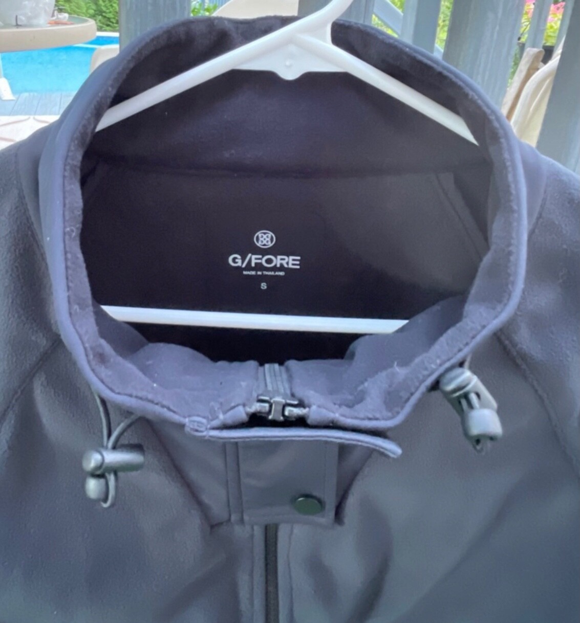 NEW Women’s black Gfore G/FORE quilted fleece jacket, sold out, rare find! image 7