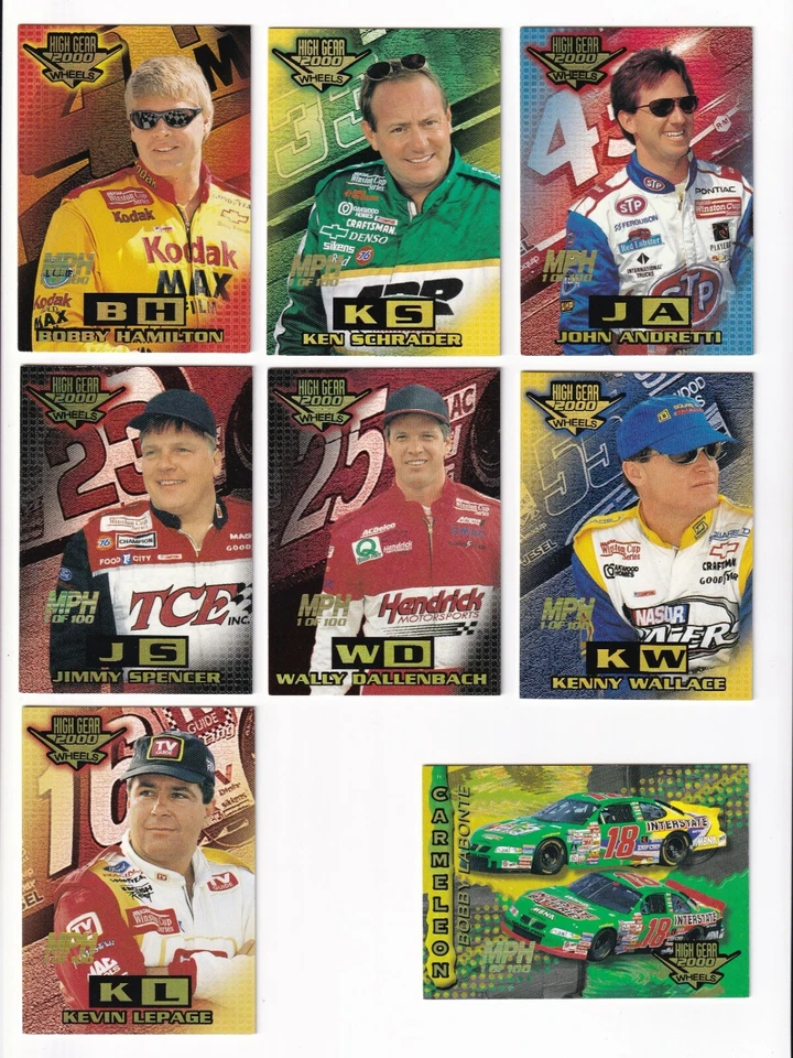 2000 High Gear MPH NUMBERED PARALLEL #71 John Andretti #049/100! SCARCE! - Image 2 of 3