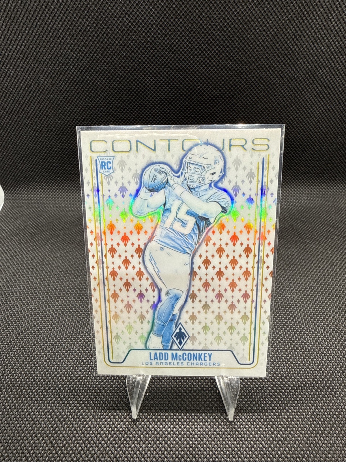 2024 Panini Phoenix - Contours Ladd McConkey #CON-LMY Orange (RC)