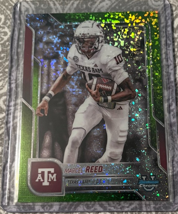 2025 Bowman U Chrome Marcel Reed 133 Lime Green Mini Diamond /275