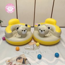 Safe  Comfortable Inflatable Kids Chair Cartoon Foldable Small Sofa for Infants