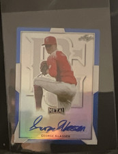 Leaf 2019 Perfect Game Classic George Klassen BA-GK1 Blue /30 Autographed Rookie