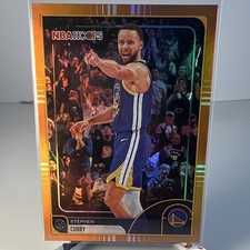 Panini NBA Hoops Stephen Curry Golden State Warriors #141 (Orange Parallel)