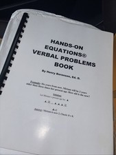 Hands On Equations Mixed Bag Of Materials Including Instructional DVD