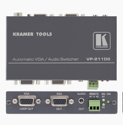 Lot Von 3 Kramer VP-211DS VGA Audio Schaltern Original