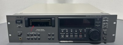 Sony PCM-R500 DAT Professional Digital Audio Cassette Recorder Power Tested