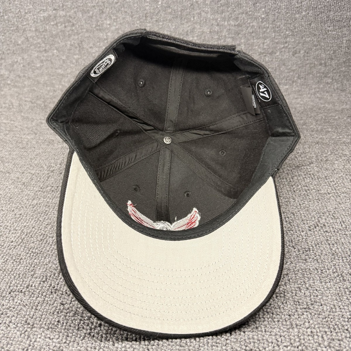 Washington Capitals '47 MVP Hat NHL Black Screaming Eagle Adjustable Cap