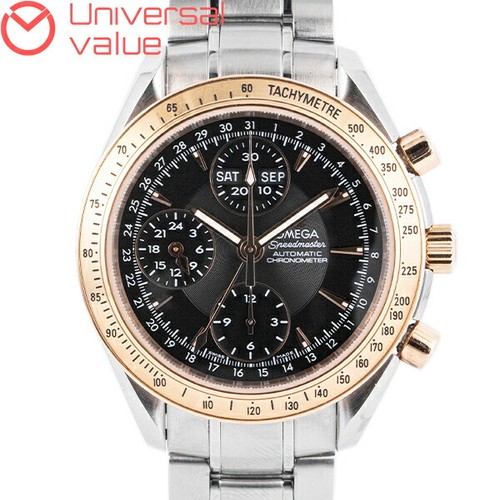 OMEGA Speedmaster Day-Date 323.21.40.44.01.001 Men's Watch From Japan G0528