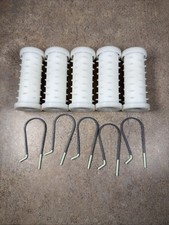 VTG Clairol Deluxe C-40 Hot Rollers Replacement Rollers 5 Medium Clips