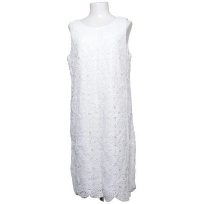 Talbots, Kleid, Größe: 44, Weiß, Baumwolle/Polyamid/Polyester, Sonstiges #Y0Y