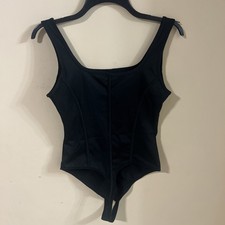 Shapewear Bodysuit Tummy Control Seamless Sculpting Snatched Waist Thong L 459