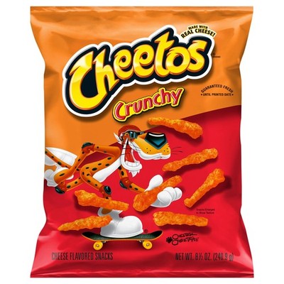 Cheetos Cheese Snacks, Crunchy, 8.5 oz Ounce (Pack of 1)