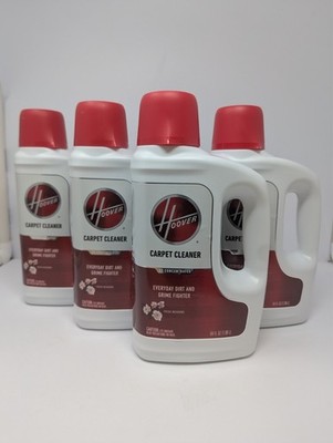 4 Pack Hoover Renewal Carpet Cleaner Solution 64 oz Fresh Meadows 2X Concentrate