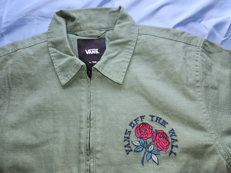 VANS OFF THE WALL NOW IS THE TIME LOGAN STATION J BORDADO VERDE FLORAL... - Imagem 2 de 4