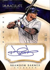 2014 Immaculate Brandon Barnes Colorado Rockies Auto 75/99