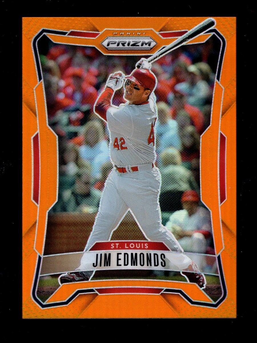 2026 PRIZM ORANGE #259 JIM EDMONDS 5/249 CARDINALS