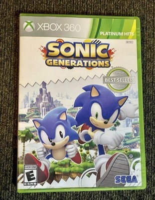 Sonic Generations Platinum Hits Xbox 360 Complete with Manual