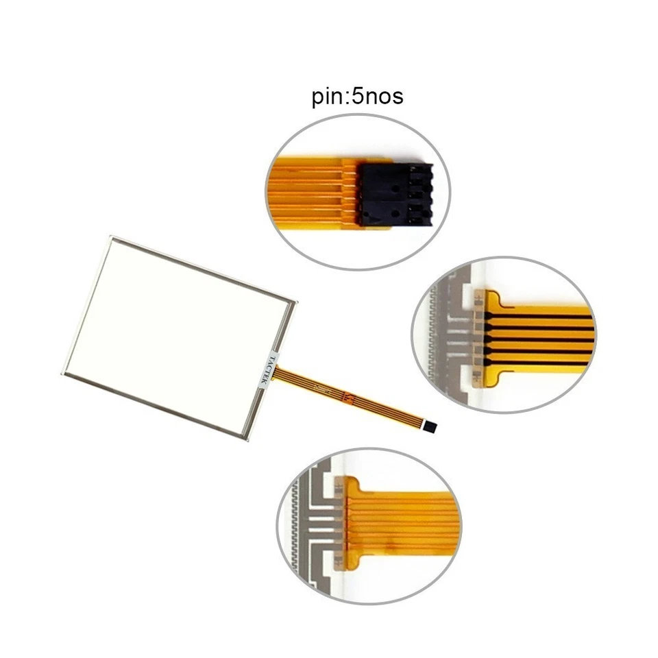 Screen Panel Yellow 1pc new for DOMINO Domino touch screen EPT015276 touch panel outer ...