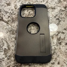 Spigen Tough Armor Designed for iPhone 13 Pro Case - Gunmetal