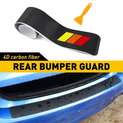 color Car Protector Bumper Rear Trim Strip Sill Trunk Guard Scratch Pad Cover B