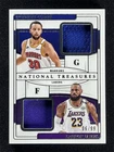 2024-25 National Treasures Stephen Curry/LeBron Jame JSY# 1/1 Dual Patch /99