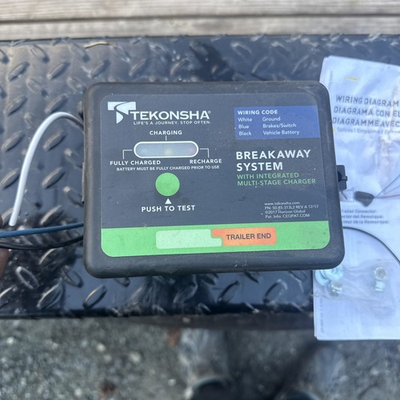 #ad Tekonsha 50 85 313 Breakaway System with LED Test Meter Battery READ $40.00